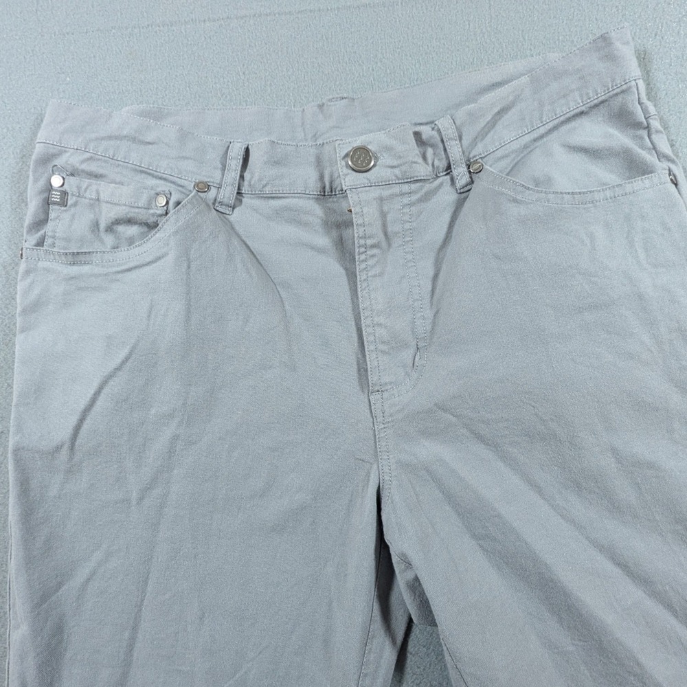 Free Fly Apparel Pants Mens Size 34x34 Grey Stretch 5-Pocket Straight Leg Casual
